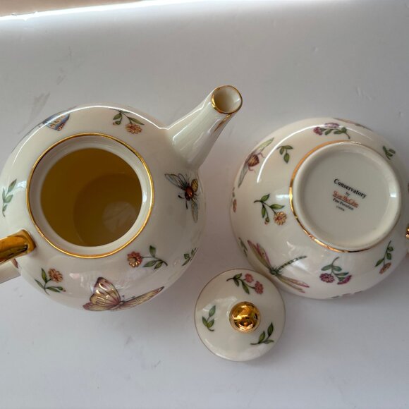 Vintage Skye McGhie Fine Porcelain Tea Set Conservatory Collection - Picture 6 of 6